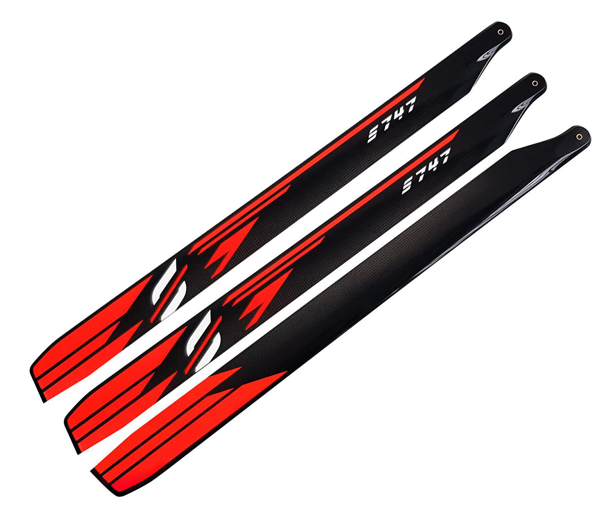 SAB 747mm S Line Blades (3) (Orange)