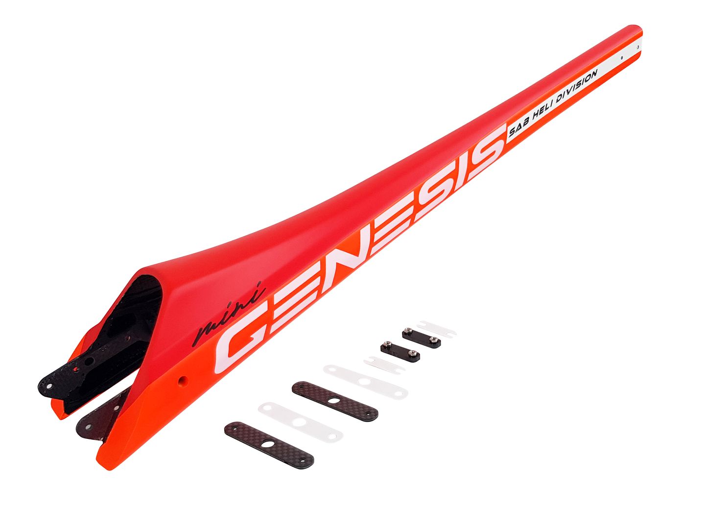 Carbon Fiber Boom Matte Orange - Mini Genesis