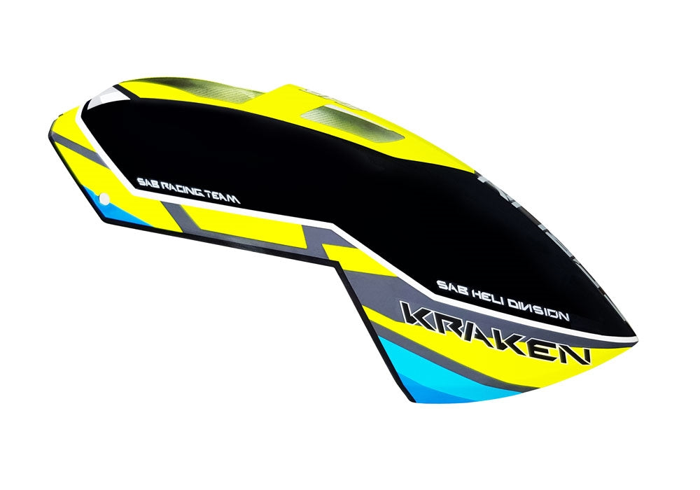 Yellow Carbon Fiber Canopy - Kraken 700