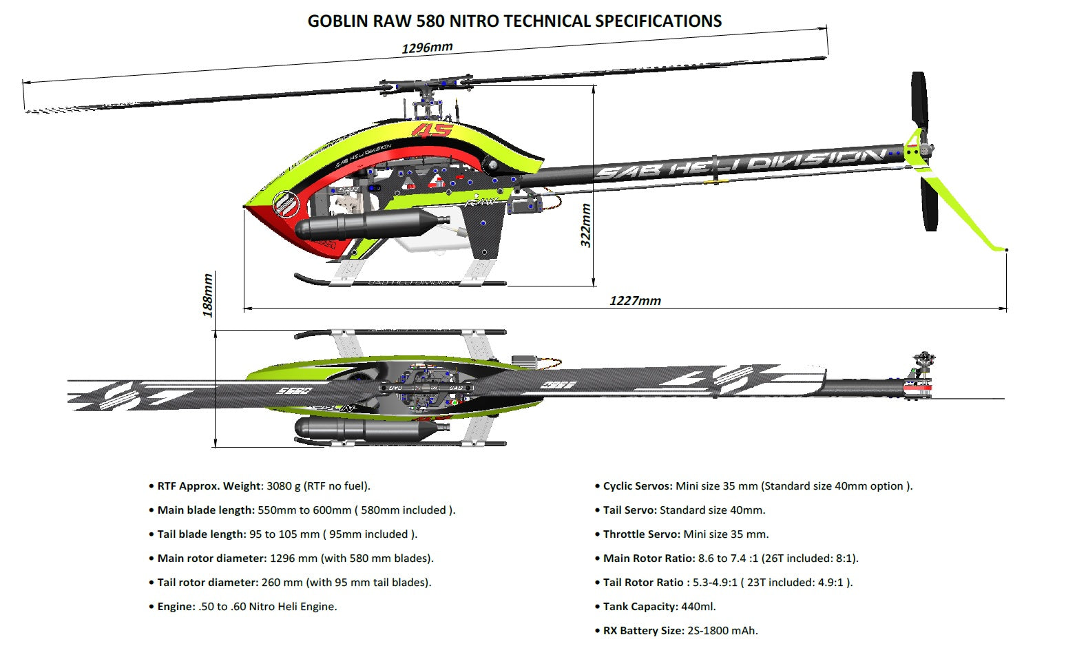 Goblin Raw 580 Nitro